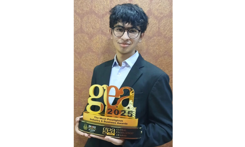 Young Visionary Aryann Khokha Honored as Young Education Changemaker at Global Excellence Awards 2025