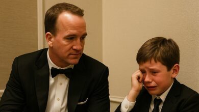 Peyton Manning left ritzy gala in tuxedo to comfort crying boy named Dylan? Peyton Manning left ritzy gala in tuxedo to comfort crying boy named Dylan?